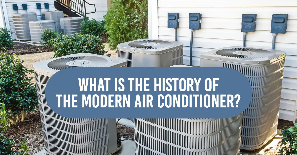 history of the modern air conditioner